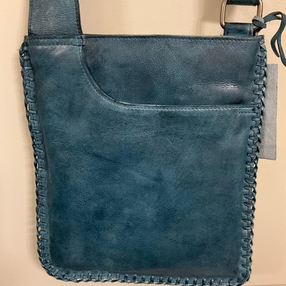Latico Brynn Leather Crossbody Bag - Color Denim (blue) - NWOT - Picture 3 of 5